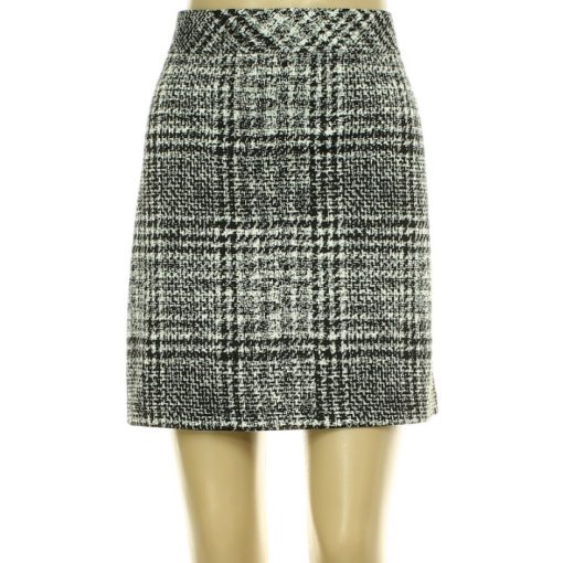 Fekete-fehér mintás szoknya