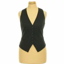 H&M csíkos fekete mellény
