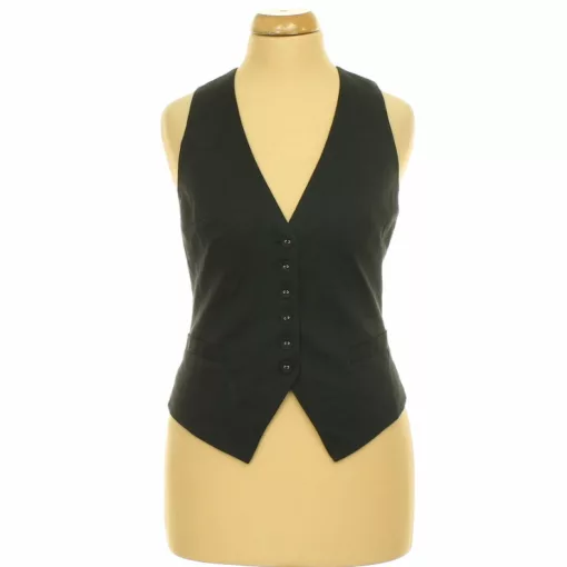 H&M csíkos fekete mellény