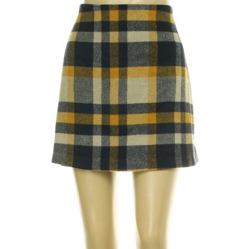 George kockás szövetszoknya