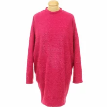 H&M csillámló pink pulóverruha