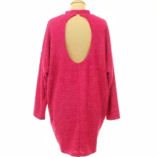 H&M csillámló pink pulóverruha