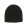 Fekete kötött sapka