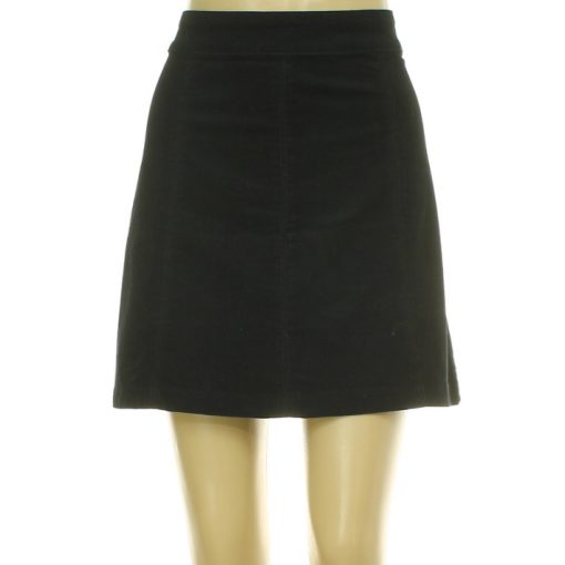 Fekete mikrokord szoknya