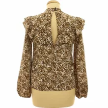 Topshop ocelotmintás blúz