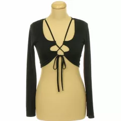 Missguided fekete top