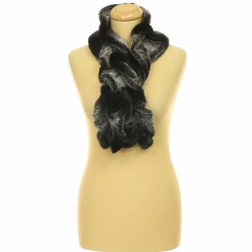 Gumírozott microfleece sál
