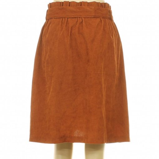 Shein álgombos mikrokord szoknya