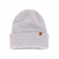Lila kötött sapka