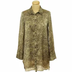 Zara leopárdmintás szatén tunikaing