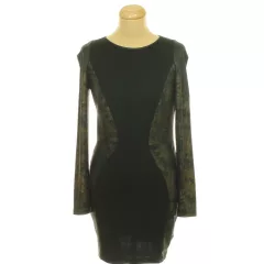 River Island aranycsillámos fekete ruha
