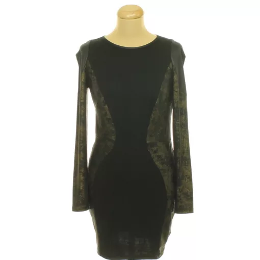 River Island aranycsillámos fekete ruha
