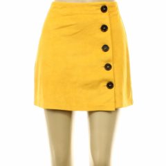Primark mustársárga művelúr szoknya