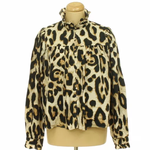 H&M leopárdmintás pamut ing