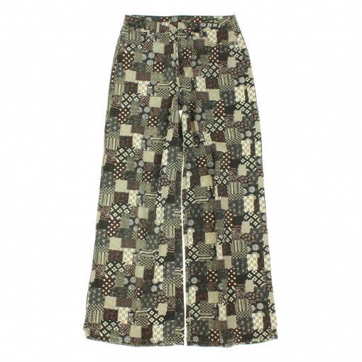 Shein mintás bő szárú farmer