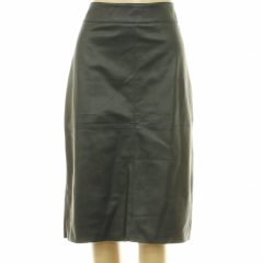 Dorothy Perkins fekete műbőr szoknya