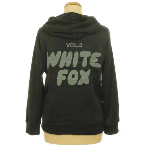 White Fox fekete pulóver