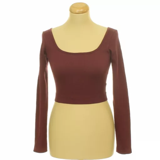 Vero Moda bordó sztreccs top