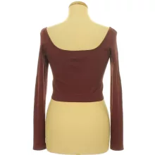 Vero Moda bordó sztreccs top