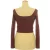 Vero Moda bordó sztreccs top