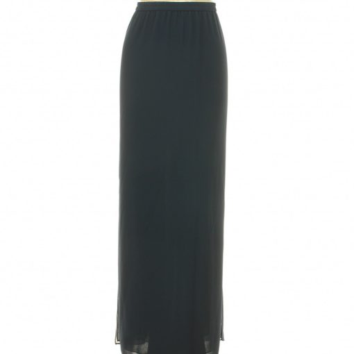 Frank Usher sötétkék maxi szoknya