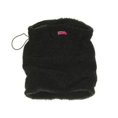 Fekete kötött-microfleece csősál