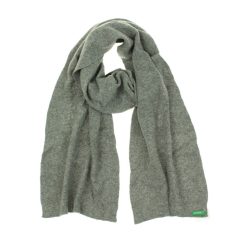 Benetton szürke kötött férfi sál