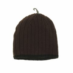 Barna kötött férfi sapka