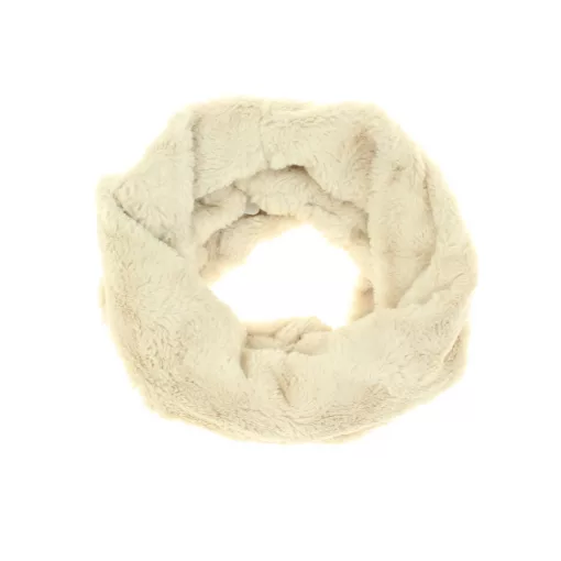 Púder színű microfleece csősál