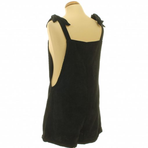 Shein fekete kordbársony overál