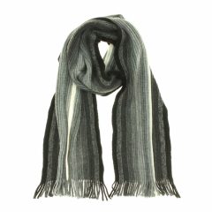 C&A csíkos kötött férfi sál