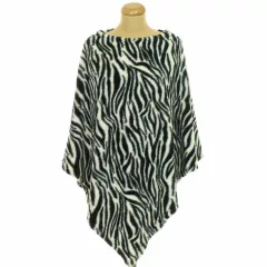 Esmara zebramintás microfleece poncsó