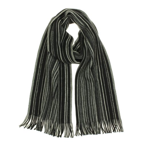 Hugo Boss csíkos kötött férfi sál