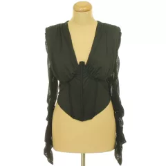 Shein fekete corset top