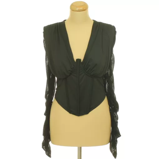 Shein fekete corset top