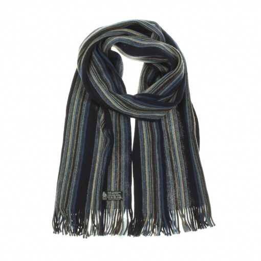 Csíkos férfi gyapjú sál