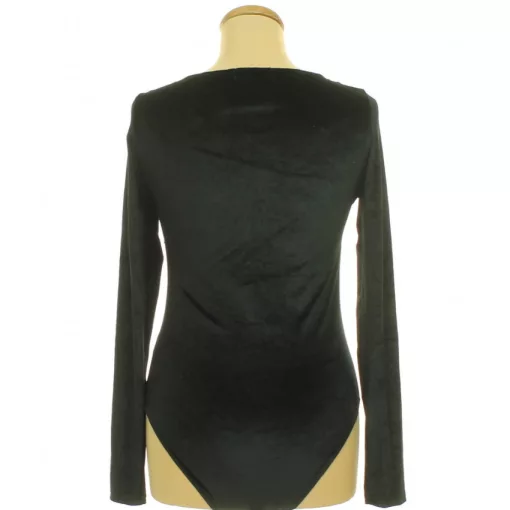 Primark fekete bársony body