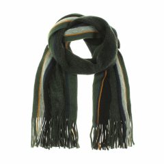 M&Co csíkos kötött férfi sál