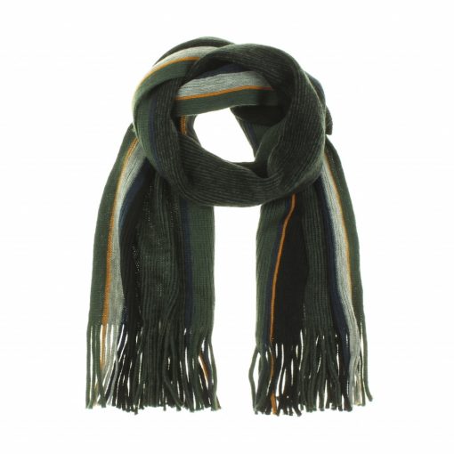 M&Co csíkos kötött férfi sál