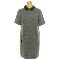 George műbőr galléros ruha