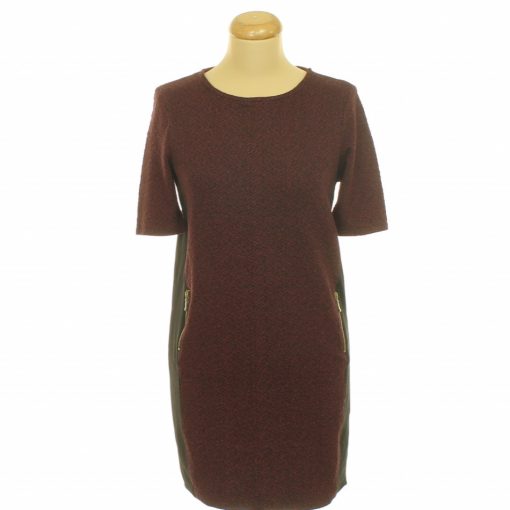 Warehouse bordó ruha