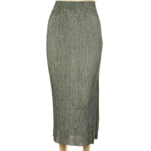 Zara bordáskötött szoknya