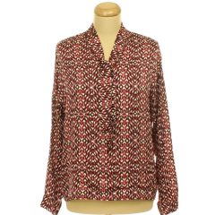 Mintás szatén  blúz
