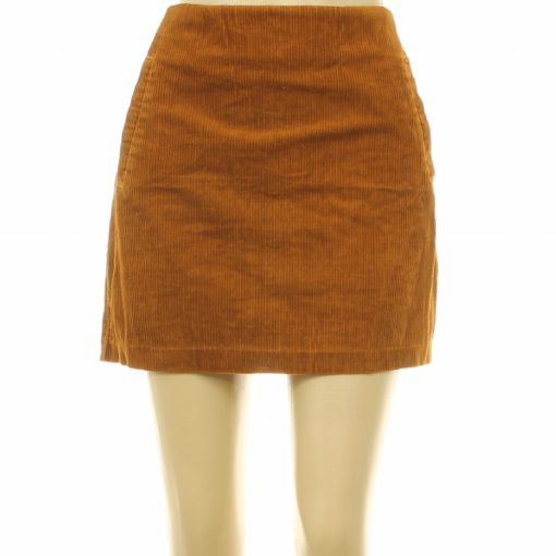 New Look barna bársony szoknya