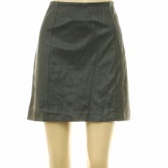 New Look fekete műbőr szoknya