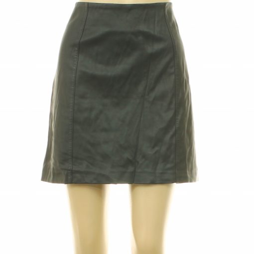 New Look fekete műbőr szoknya