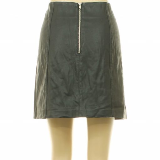 New Look fekete műbőr szoknya