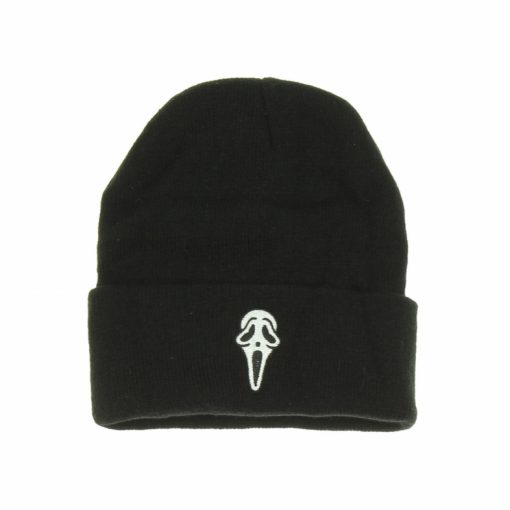 Fekete kötött gyerek sapka