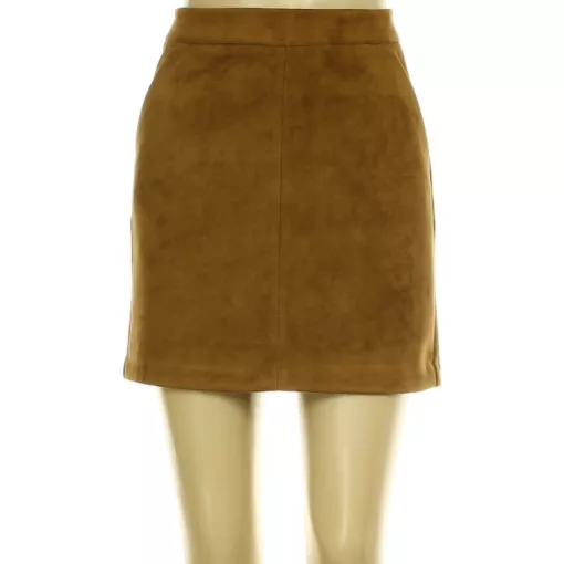 Vero Moda barna művelúr szoknya