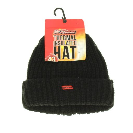 Polárbéléses vastag kötött sapka